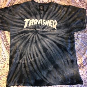 Thrasher tie dye shirt